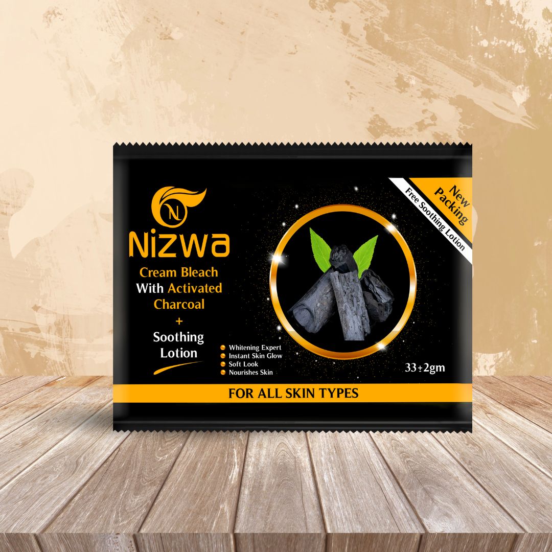 NEW BLEACH CREAM SACHET (CHARCOAL)